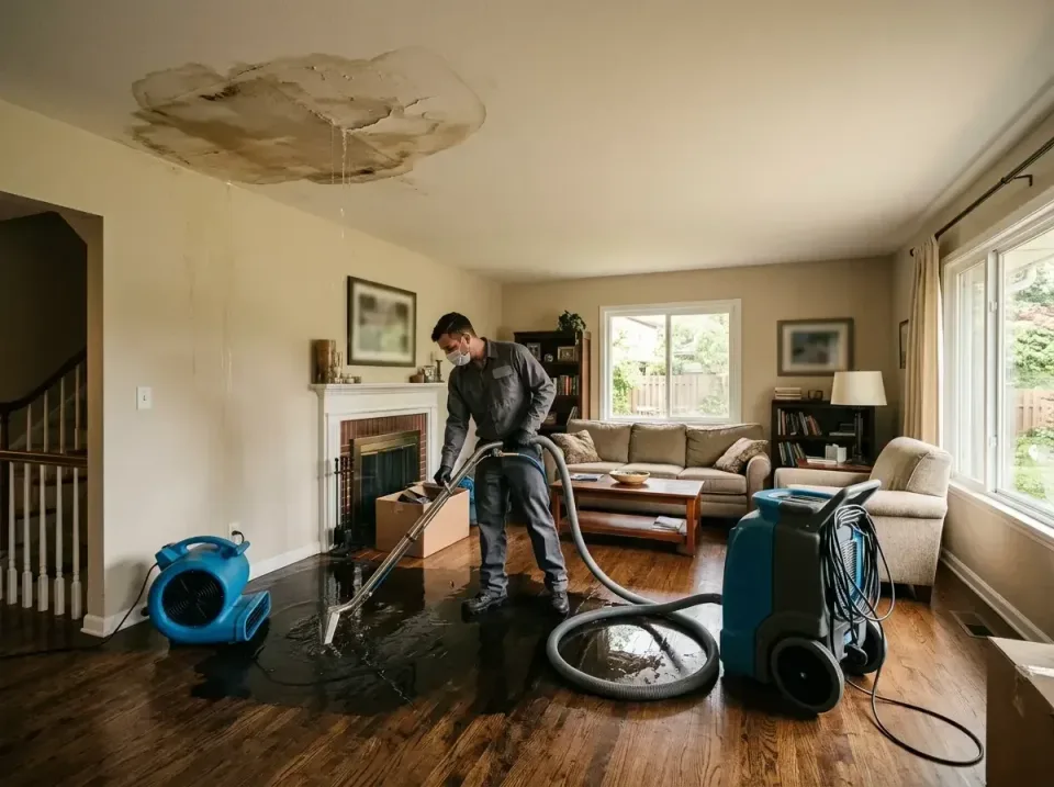 attic-pipe-burst-ceiling-drip-008 — frequently asked questions, Water Damage Restoration & Carpet Care in Hilliard, OH